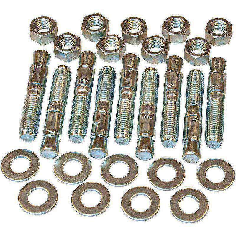Dock Plate & Board Accessories; For Use With: Bluff Dock Boards ; Includes: (9) Each of: 3/4x4