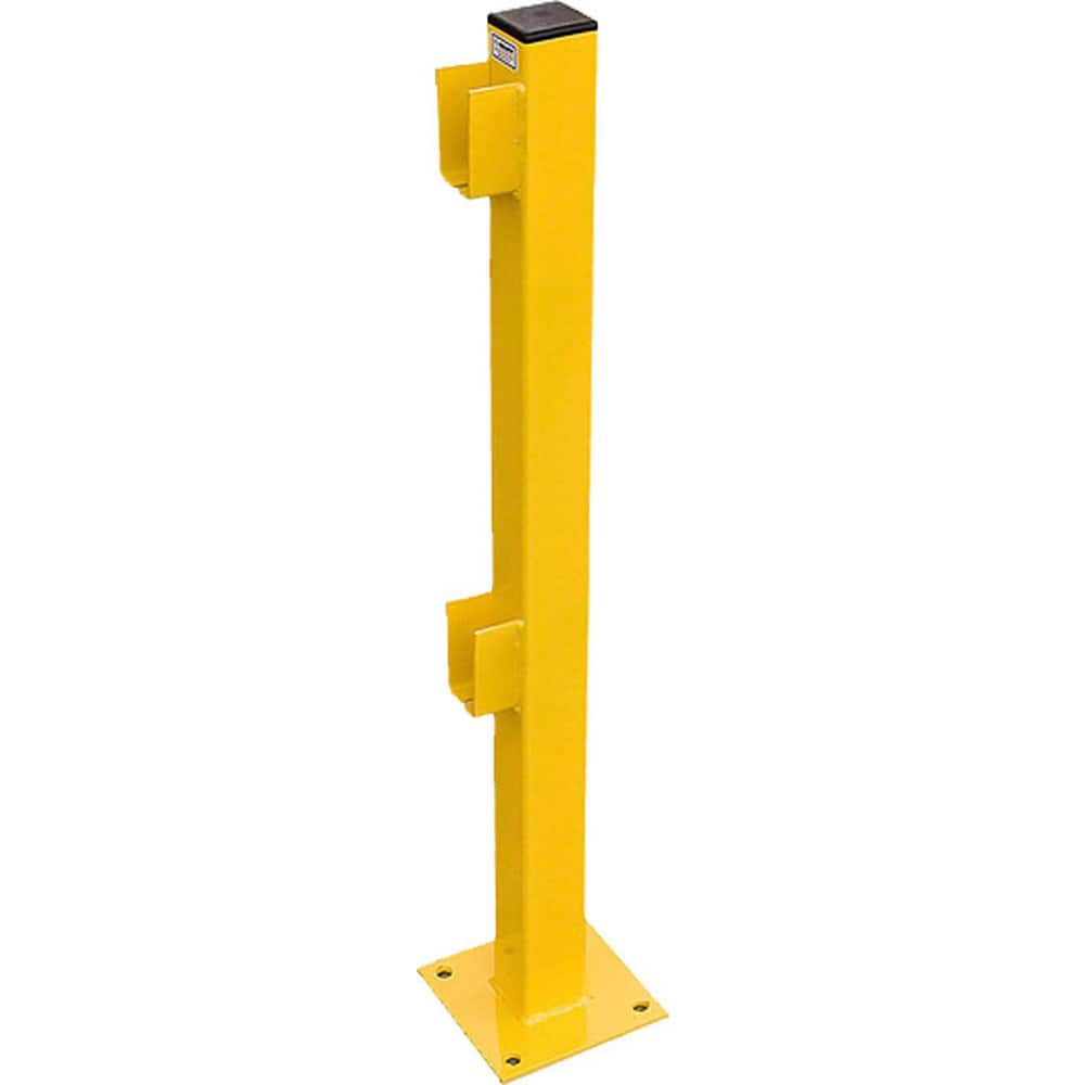 Dock Strip Door Accessories; Type: End Post ; For Use With: MPBPR Rails ; Overall Length: 42.00 ; Material: Steel ; UNSPSC Code: 24101800 MPN:MPBP42DE-YEL