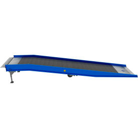 Bluff® MobilePRO+ Yard Ramp with Hinged Lip & Adj. Legs 20000 lb. Cap. 36'L x 70