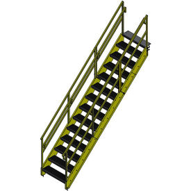 Bluff OSHA 14 Step Steel Stairway 36