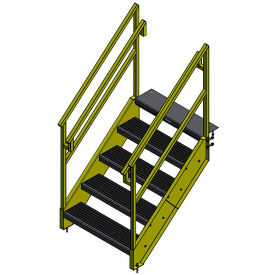 Bluff OSHA 5 Step Steel Stairway 36