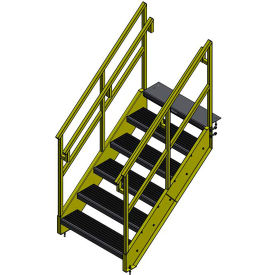 Bluff OSHA 6 Step Steel Stairway 36