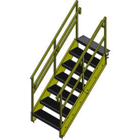 Bluff OSHA 7 Step Steel Stairway 36