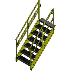 Bluff OSHA 7 Step Steel Stairway 36