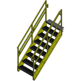 Bluff OSHA 8 Step Steel Stairway 36
