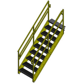 Bluff OSHA 9 Step Steel Stairway 36
