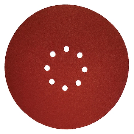 Drywall Sanding Disc, 9 in Dia, 8 Hole, Aluminum Oxide, 120 Grit, Coated Type, SDR9 MPN:SDR9-120/10