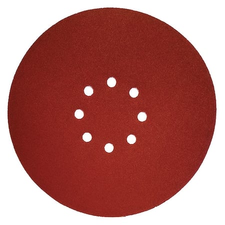 Drywall Sanding Disc, 9 in Dia, 8 Hole, Aluminum Oxide, 80 Grit, Coated Type, SDR9 MPN:SDR9-80/10