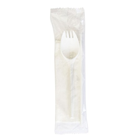 Disposable Cutlery Set, White, PK1000 MPN:BWKSCHOOLKITPP