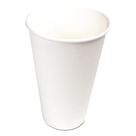 Disp Hot Cup, 16 oz, WH, Patternless, PK1000 MPN:WHT16HCUP