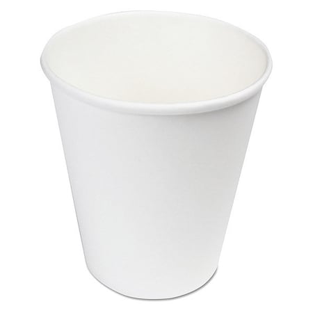 Disposable Hot Cup, 8 oz, White, PK1000 MPN:WHT8HCUP