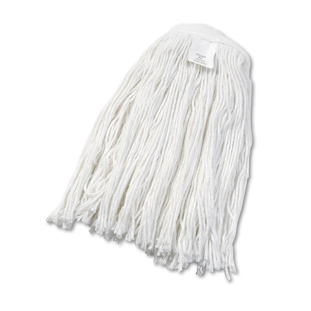 Boardwalk Cut-End Rayon Wet Mop Head, #24, White MPN:BWK2024REA