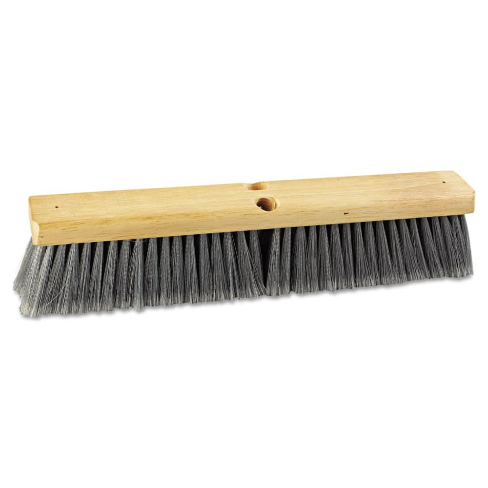 Boardwalk Polypropylene Floor Brush Head, 18in, Gray MPN:BWK20418