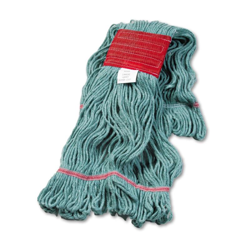 Boardwalk Super Loop Wet Mop Head, Large, Green MPN:BWK503GNEA
