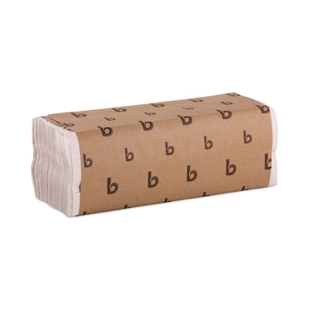 C-Fold Paper Towels, 1-Ply, 11.44 x 10, Bleached White, 198 Sheets, PK12 MPN:BWK6220