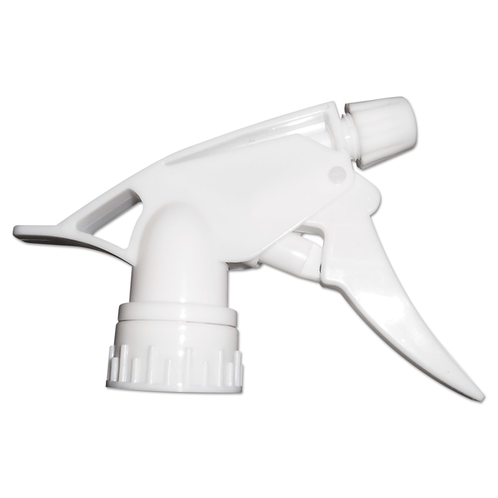 Boardwalk Polypropylene Trigger Sprayer 250 For 24-Oz Bottles, White, Pack Of 24 Sprayers MPN:BWK58108