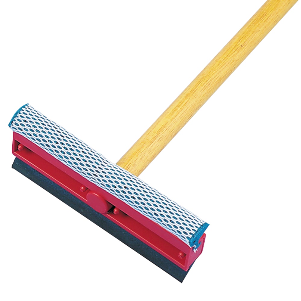 Boardwalk Rubber General-Duty Squeegee, 8inW, Black/Red MPN:BWK824