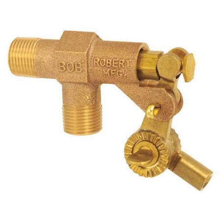 Float Valve, 3/8 in., Pipe, Brass, MNPT MPN:R400-3/8