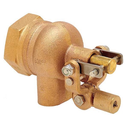 Float Valve, 1-1/2in., LF Brass, Pipe Mount MPN:R605T-1-1/2-LF