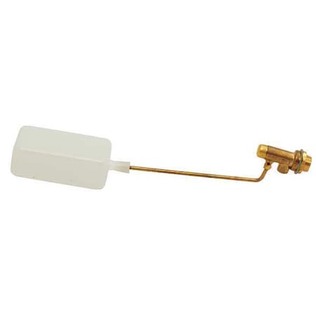 Mini Float Valve, 3/8 In, Brass/Plastic MPN:RM153