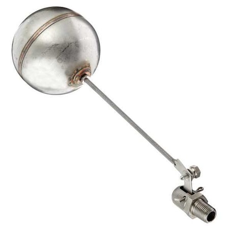 Mini Float Valve, 1/4 In, SS/Viton MPN:RM262-N