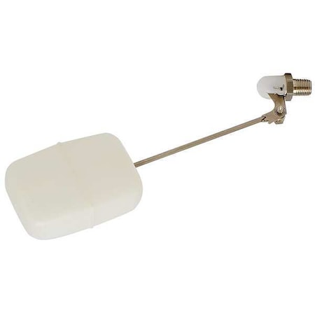 Mini Float Valve, 1/4 In, SS/Plastic MPN:RM262P-N