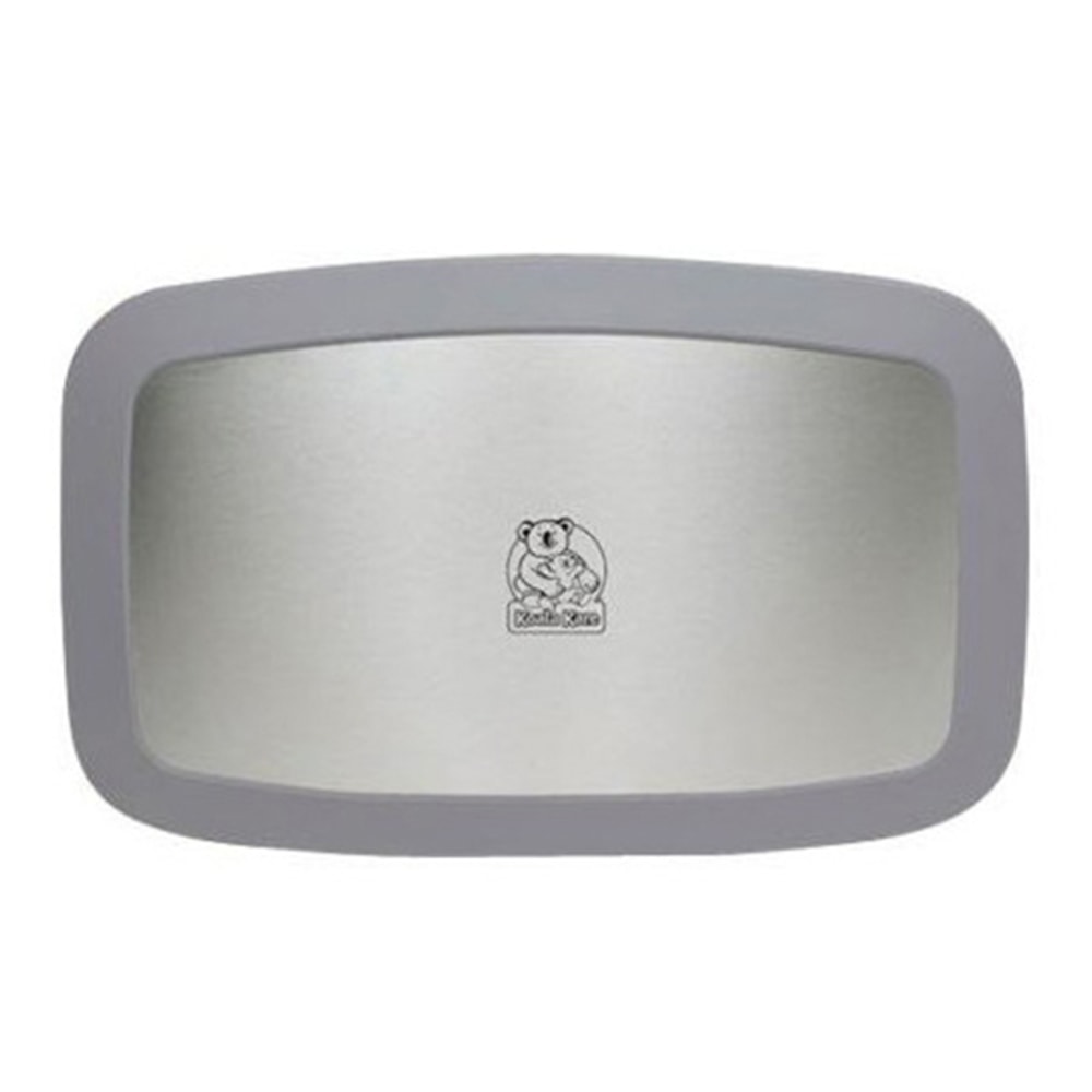 Koala Veneer Horizontal Baby Changing Station, 22-1/4inH x 35-3/16inW x 4inD, Gray MPN:KB200-01SS