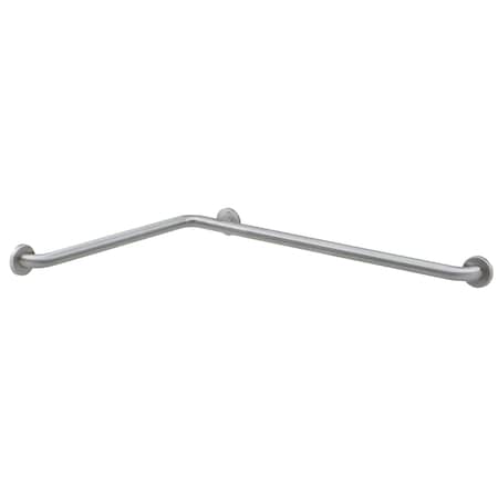 Horizontal Two-Wall Shower/Tub Compartment Grab Bar, 39-7/8