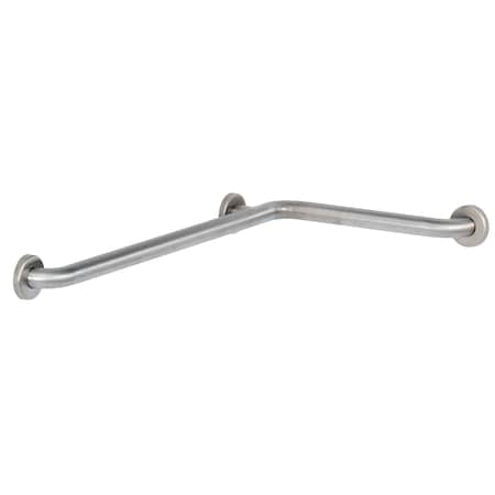 Peened Bobrick Grab Bar, 6861.99 Stainless Steel, 19-3/4
