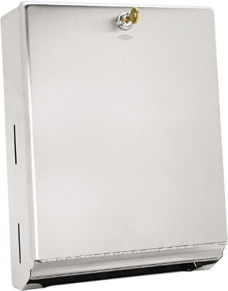 Paper Towel Dispenser: Manual, Stainless Steel MPN:BOB262