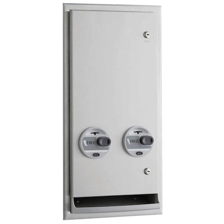 Sanitary Napkin and Tampon Dispenser MPN:3706C