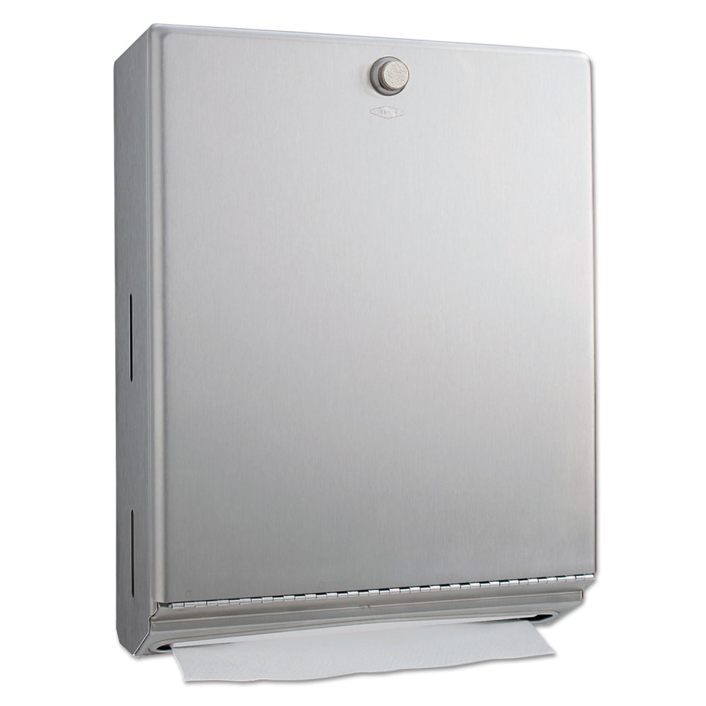 Bobrick ClassicSeries Surface-Mounted Paper Towel Dispenser, 10.81 x 3.94 x 14.06, Satin MPN:B-2620