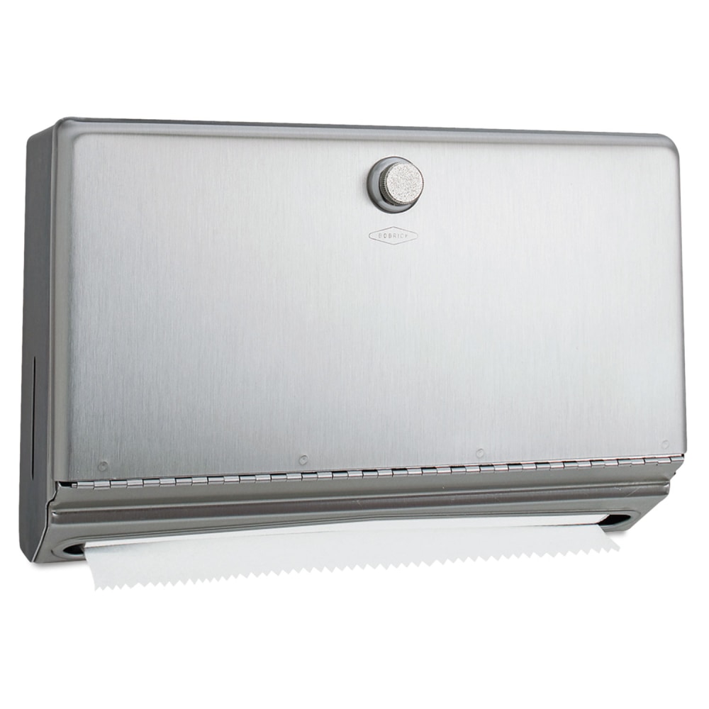 Bobrick ClassicSeries Surface-Mounted Paper Towel Dispenser, 10.75 x 4 x 7.06, Stainless Steel, B2621 MPN:B-2621