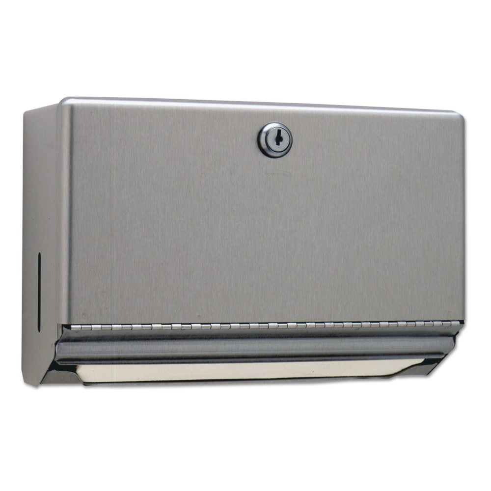 Bobrick ClassicSeries Surface-Mounted Paper Towel Dispenser, 10.75 x 4 x 7.06, Stainless Steel, B26212 MPN:B-26212