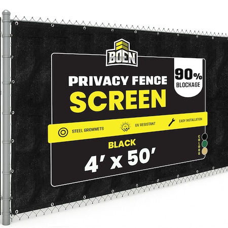 Priv Netting, Blk, Reinf Grmt, 4ftX50 ft MPN:PN-30062