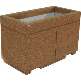 Concrete Outdoor Planter w/Forklift Knockouts 48