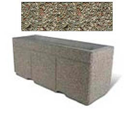 Concrete Outdoor Planter w/Forklift Knockouts 72