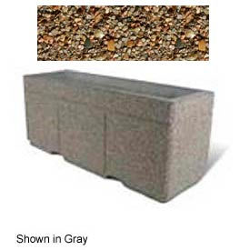 Concrete Outdoor Planter w/Forklift Knockouts 72