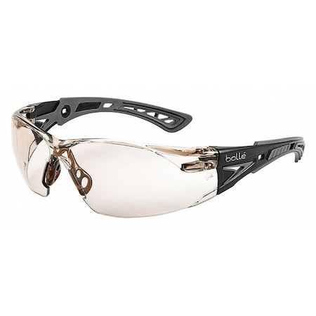 Rush Plus Safety Glass Csp Lens Gry/Blk Temple MPN:40209