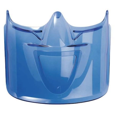 Safety Goggle Attachable Face Shield, Blue Visor, Polycarbonate MPN:40093