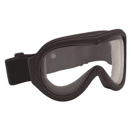 Safety Goggles, Clear Double Lens, Anti-Fog, Non-Vented, Fireproof Strap, Chronosoft Series MPN:40102
