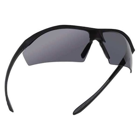 Sentinel, Safety Glasses, Anti-Fog & Anti-Scratch, Gray Lens, Black Frame, Half-Frame MPN:40143