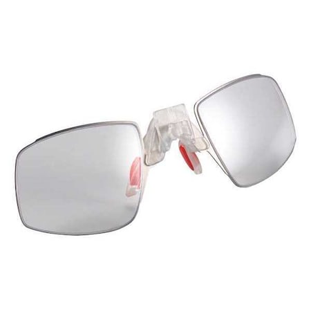 IRI-S, Safety Glasses, Uncoated, Clear Lens, Silver Metal Frame MPN:40273