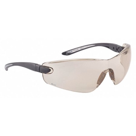 Cobra, Safety Glasses, Anti-Fog & Anti-Scratch, CSP Lens, Black/Gray Frame, Frameless MPN:40291