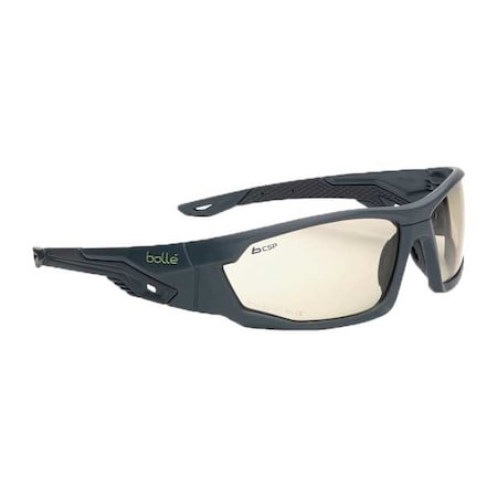MERCURO, Safety Glasses, Anti-Fog, Anti-Static & Anti-Scratch, Amber Lens, Black Frame, Full-Frame MPN:MERCSP