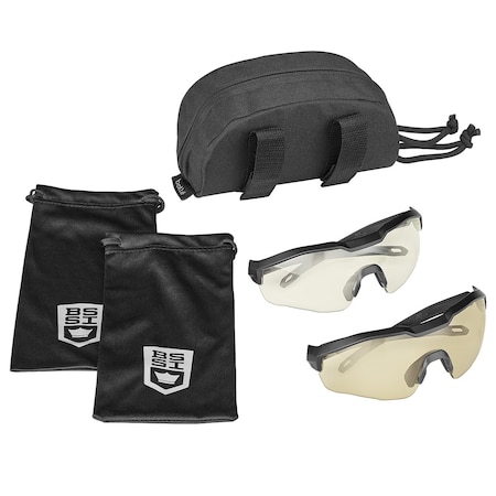 MY6, Safety Glasses, Anti-Fog, Scratch-Resistant, Not Applicable Lens, Black Frame, Half-Frame MPN:MY6EST70W