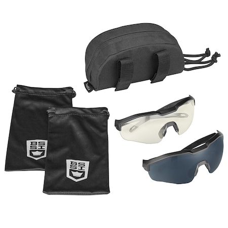 MY6, Safety Glasses, Anti-Fog & Anti-Scratch, Not Applicable Lens, Black Frame, Half-Frame MPN:MY6EST71W