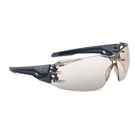Silex, Safety Glasses, Anti-Fog, Anti-Static & Anti-Scratch, Amber Lens, Black Frame, Frameless MPN:SILEXCSP