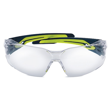 Silex, Safety Glasses, Anti-Fog, Anti-Static & Anti-Scratch, Clear Lens, Black/Green Frame MPN:SILEXPPSI