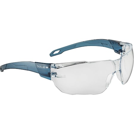 Swift, Safety Glasses, Anti-Fog & Anti-Scratch, Clear Lens, Blue Frame, Frameless MPN:SWIFTN10U